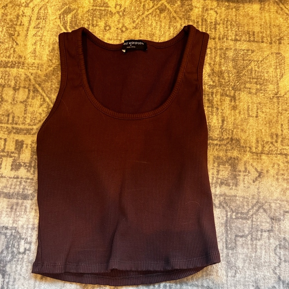 Naked wardrobe cropped tank